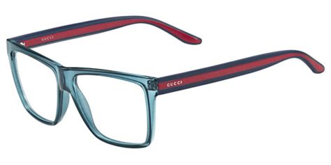 gucci gg1008 eyeglasses|Gucci GG1008 CLP Eyeglasses in Transparent Teal Blue Red .